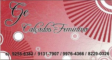 Gê Calçados Feminino Contatos: (62)9131-7907 / (62)9976-4366